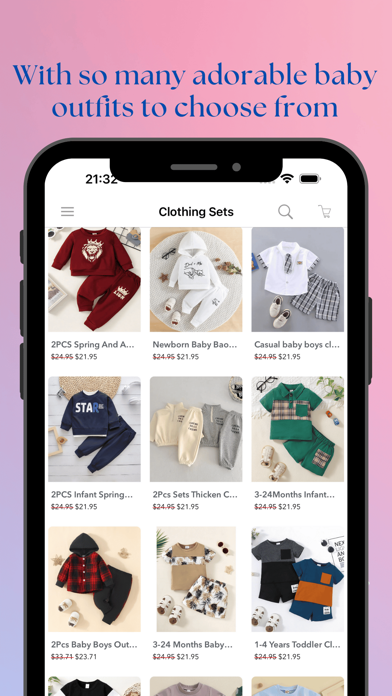 Clothing Kids Shopping Online Screenshot