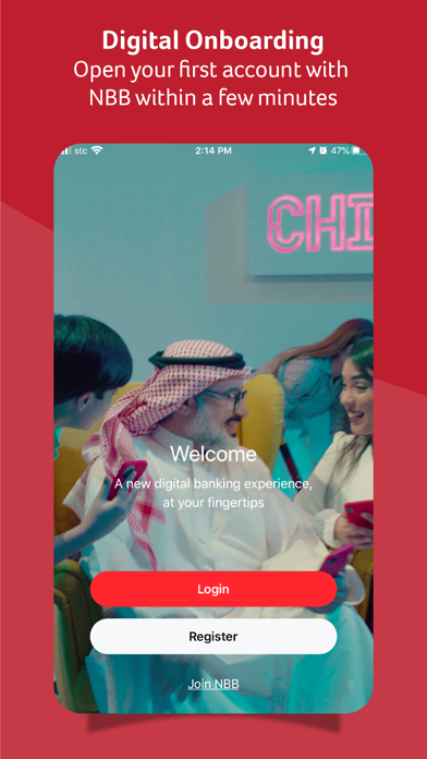 NBB Digital Banking Screenshot