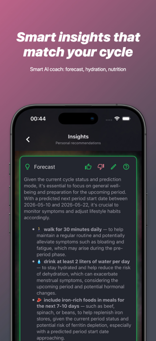 Bloomy - Cycle Period Tracker Screenshot 5 of 8