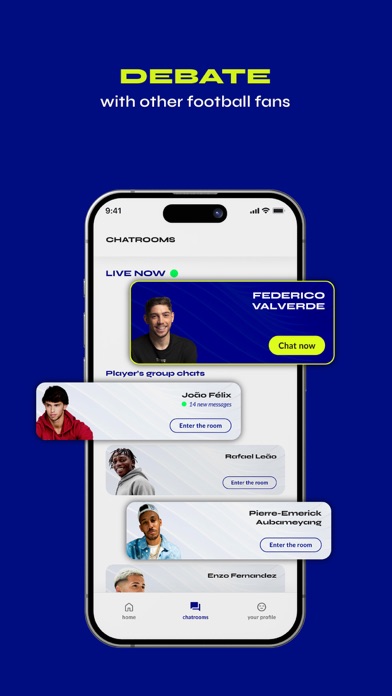 TR - Chat with Soccer Stars Screenshot