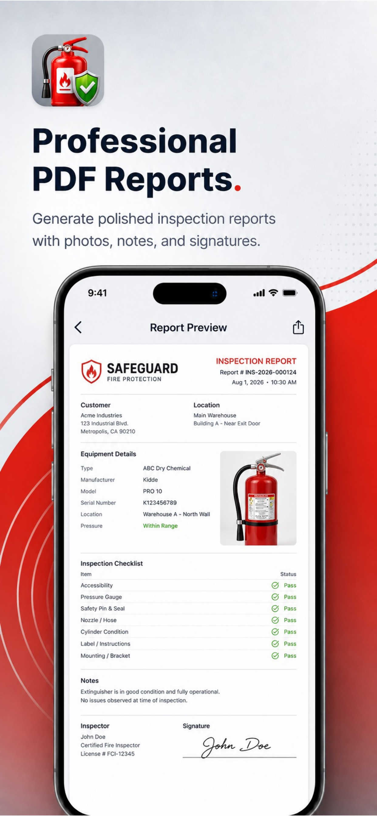Fire Inspection Pro Safety screenshot 2