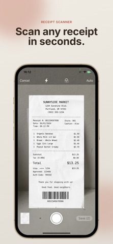 Receipt Scanner - Folio Screenshot 1 of 5