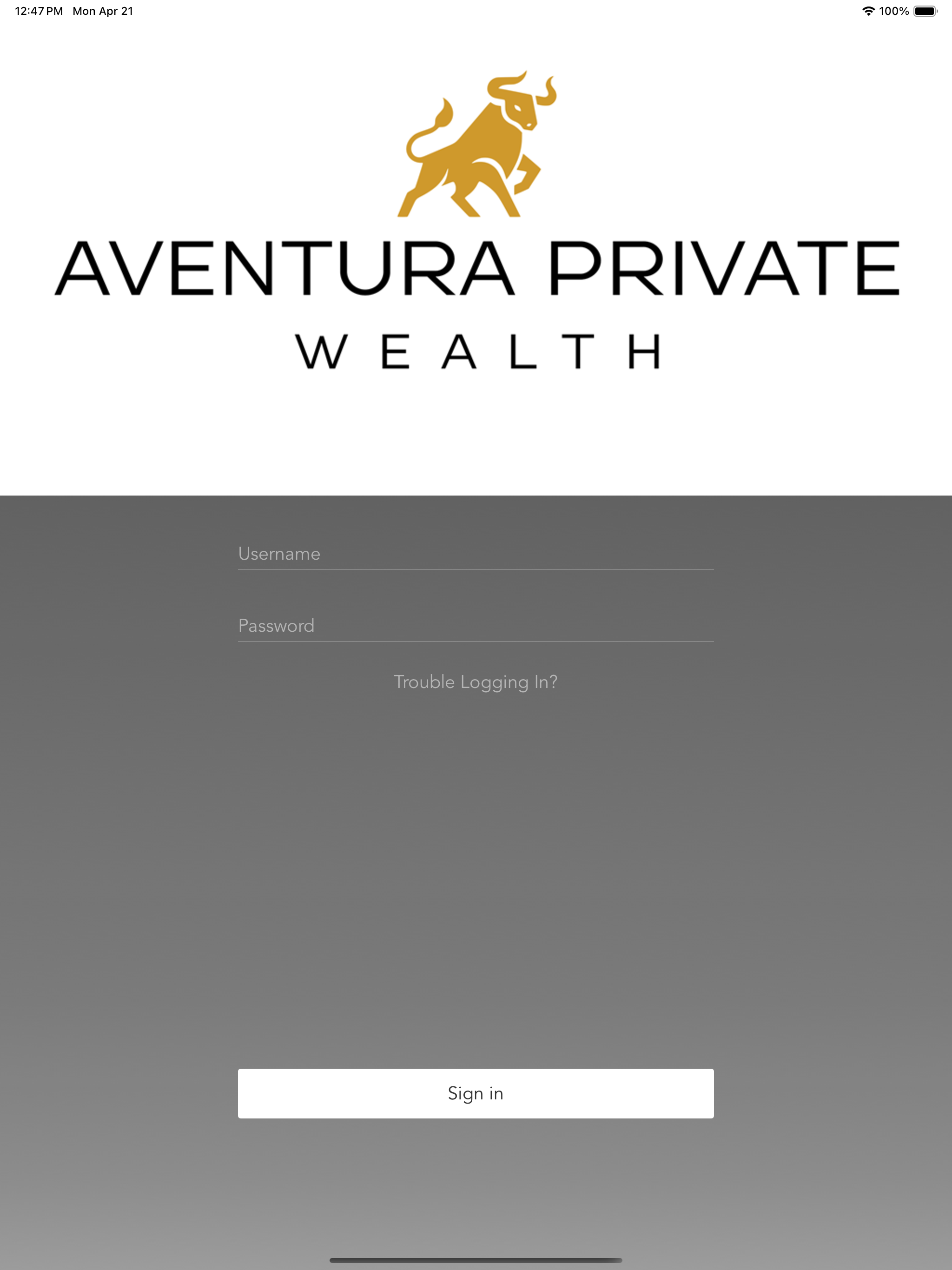 Aventrua Private Wealth Mobile