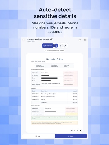 Censor Studio: PDFs & Photos iPad screenshot