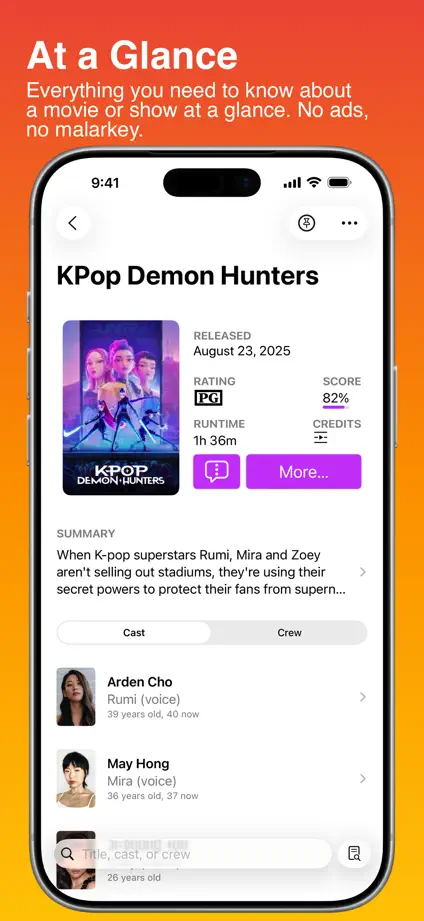 Callsheet, App Store screenshot 2