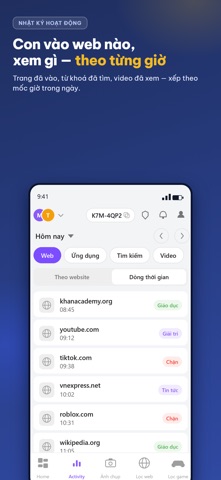 KidSafe: Quản lý máy của con Screenshot 5 of 6