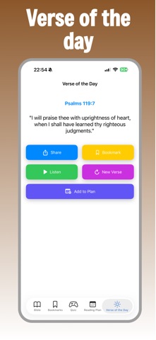 King James Bible -Offline chat iPhone screenshot