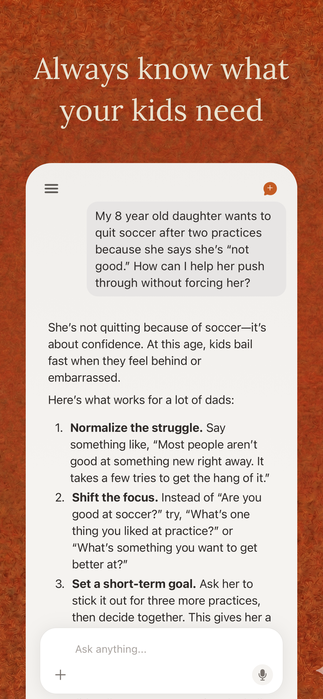 Fathers.ai - Dad Parenting App