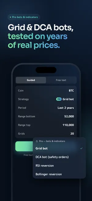 Crypto Simulator: Backtest screenshot 2