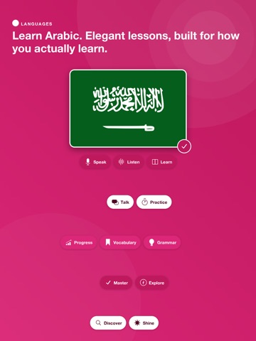 Learn Arabic - AuraLingo iPad screenshot