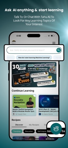 Tahu: AI YouTube Study Planner iPhone screenshot