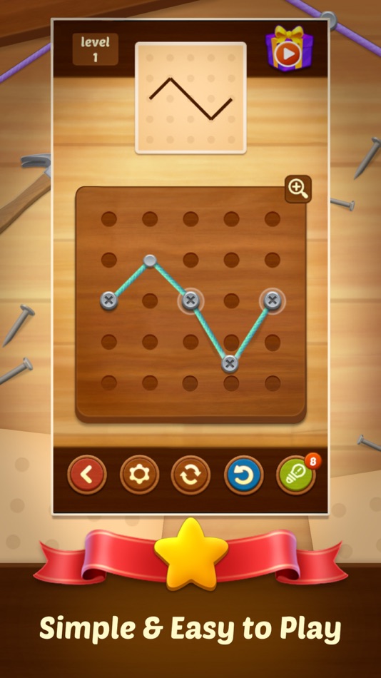 #2. Line Puzzle: String Art (iOS) Av: BitMango, Inc.