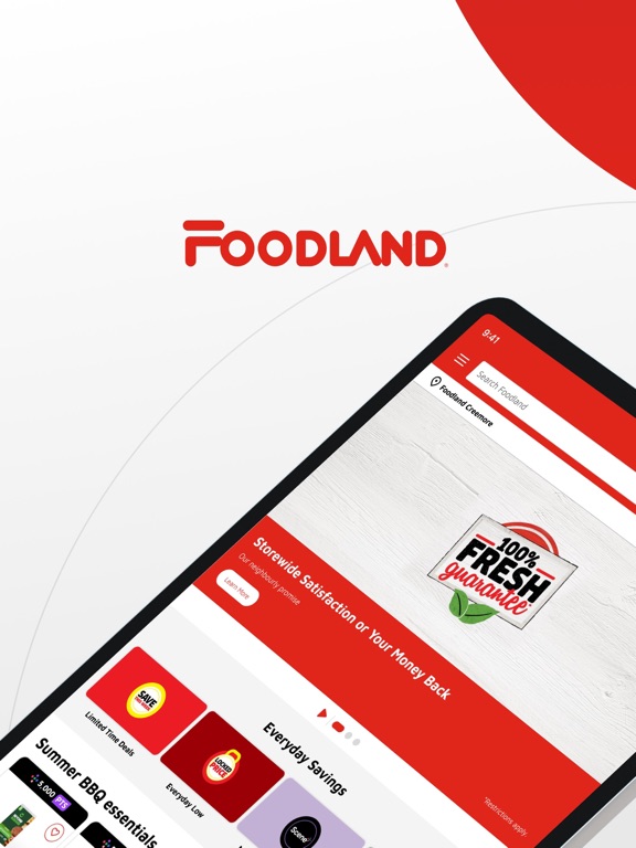 Foodland - Grocery & Recipes iPad screenshot