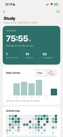 TimeConsole: Focus Timer iPhone screenshot