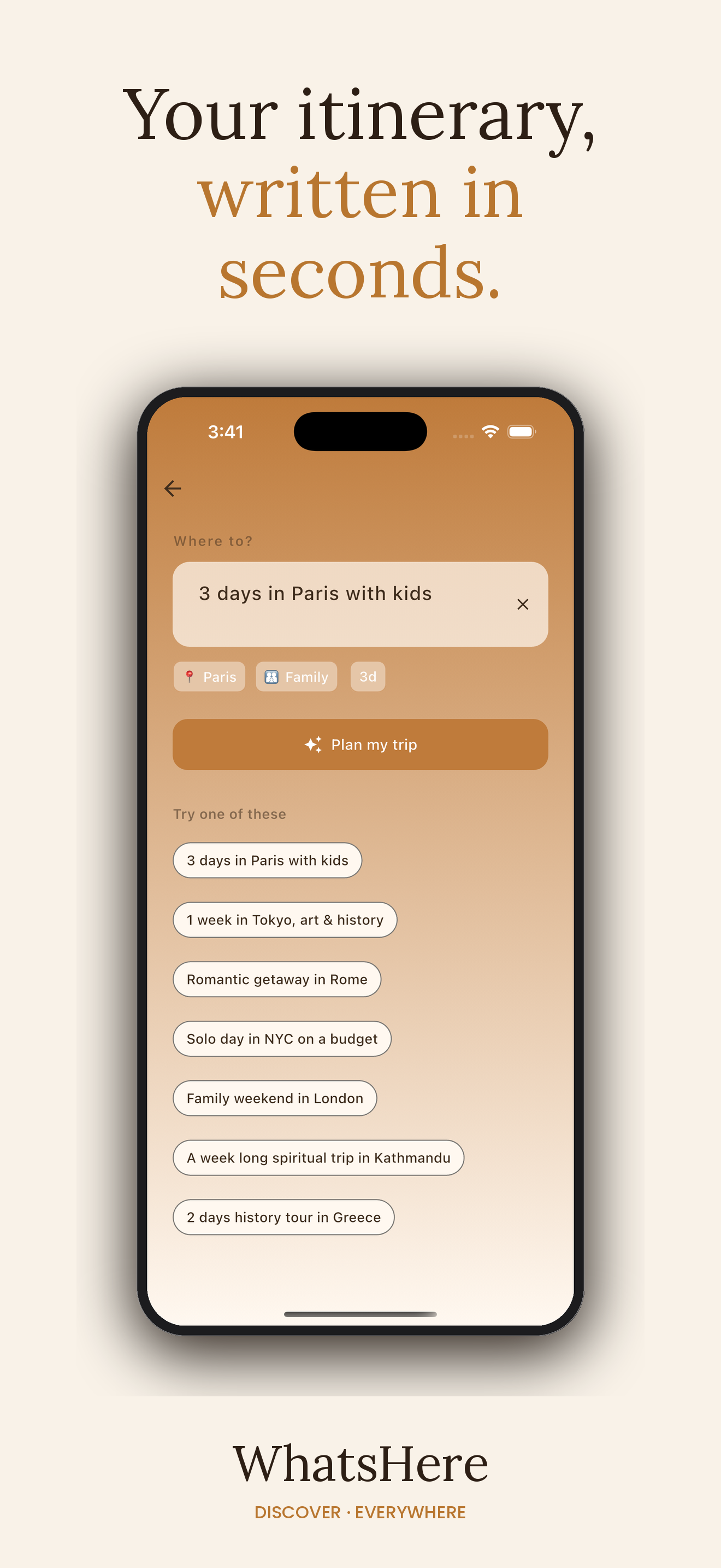WhatsHere: AI Trip Planner screenshot 3