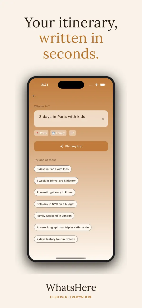 Screenshot #3 pour WhatsHere : Planificateur IA