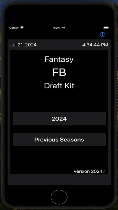 Screenshot #2 pour Fantasy FB Draft Kit