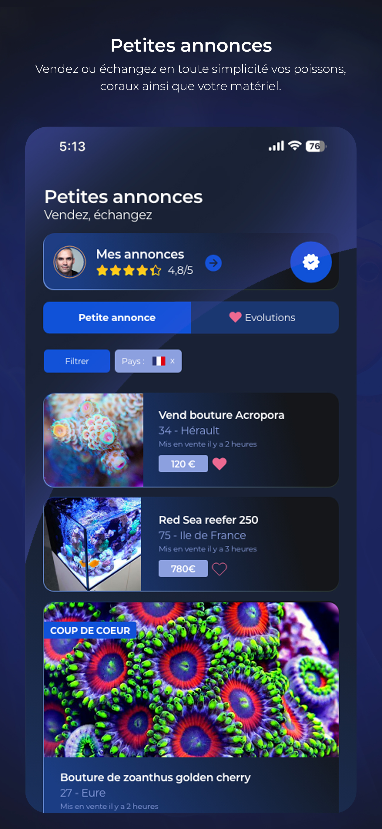 Blue - Upgrade your reef life