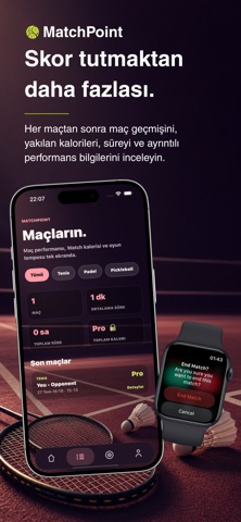 MatchPoint: Watch Score Keeper screenshot