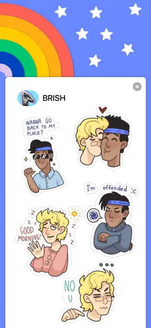 BRISH - Gay Stickers screenshot 3
