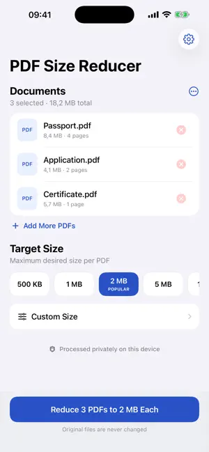 PDF Size Reducer: Shrink PDF screenshot 2