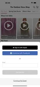 The Outdoor Store Shop screenshot #1 for iPhone