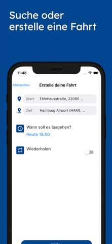 BG Ludwigshafen Carpool screenshot