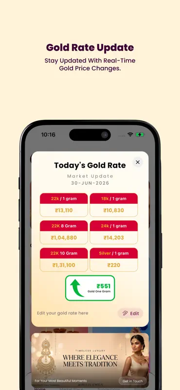Nanus-Gold Rate App screenshot 2 of 5