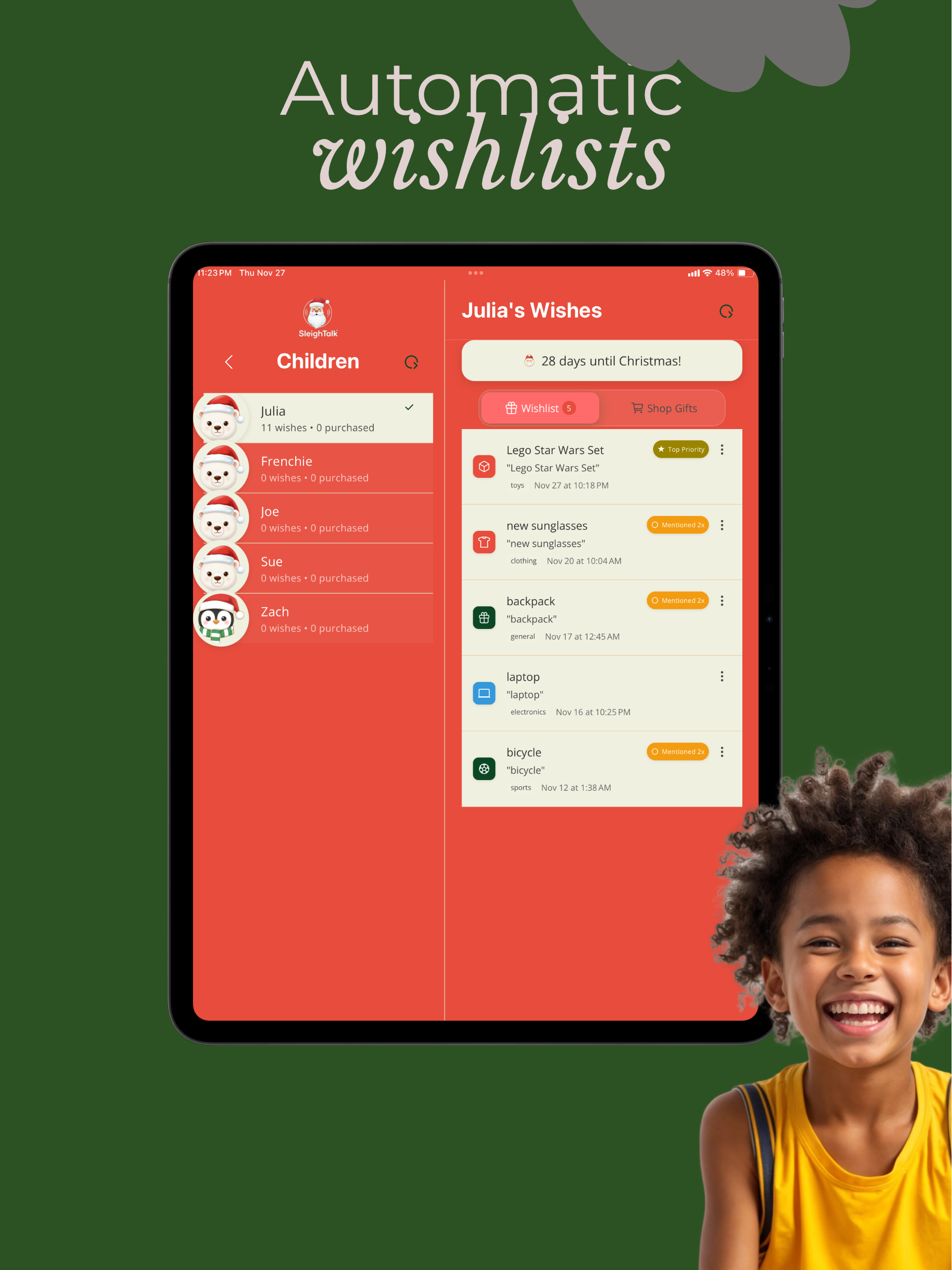 SleighTalk: Call Santa