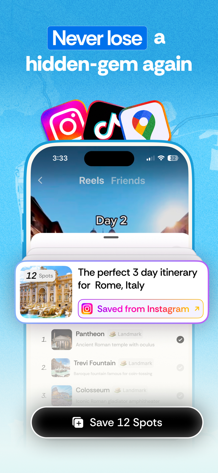Roamy: Save Spot & Plan Trips screenshot 1