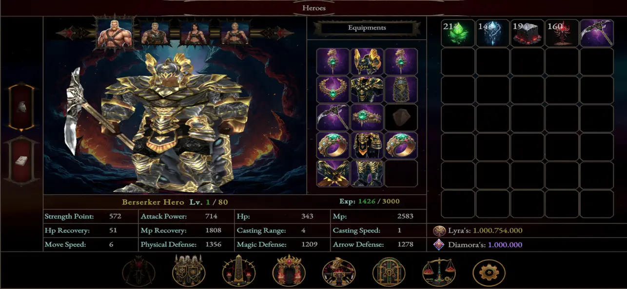 Screenshot #3 pour Knight Legion: Rpg Strategy
