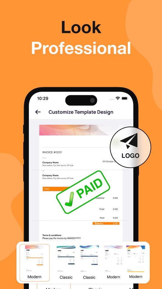 #4. Invoice Maker • Estimate App (iOS) 由: GREWON TECHNOLOGIES PRIVATE LIMITED