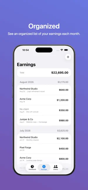 Tabtrac: Earnings Tracker screenshot 3