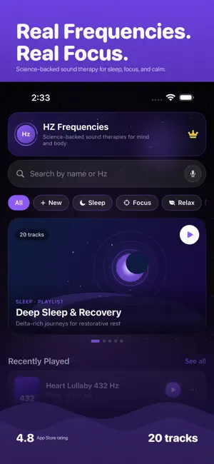 HZ Frequency Generator App screenshot 1