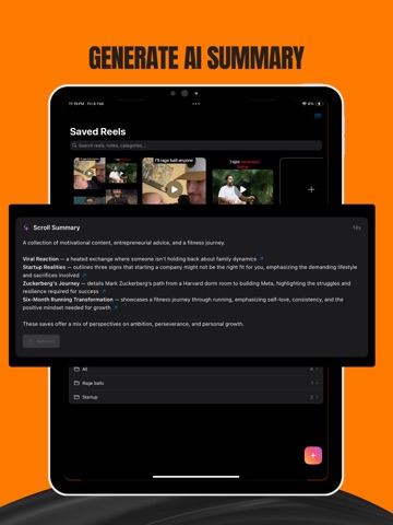 Reelmark: Bookmark for Reels iPad screenshot