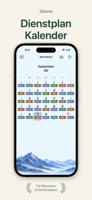 Selene: Dienstplan screenshot 1 of 9