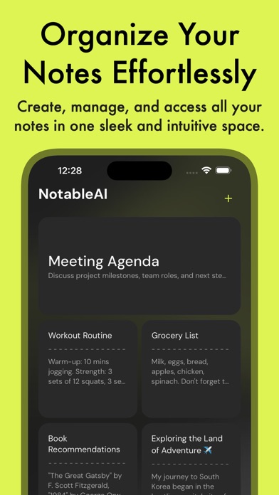 Notable AI: Smart Notes Screenshot