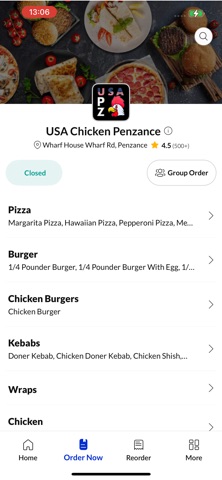 USA Chicken Penzance. Screenshot 2 of 4