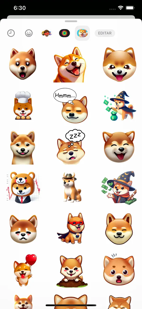 Screenshot #1 pour Shiba Inu Doge Mania Stickers