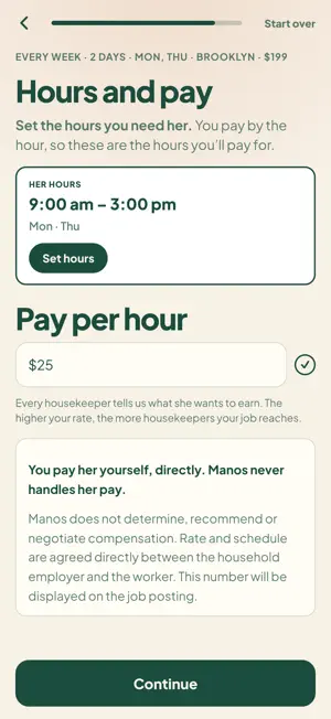 Manos - Find a Housekeeper screenshot 2