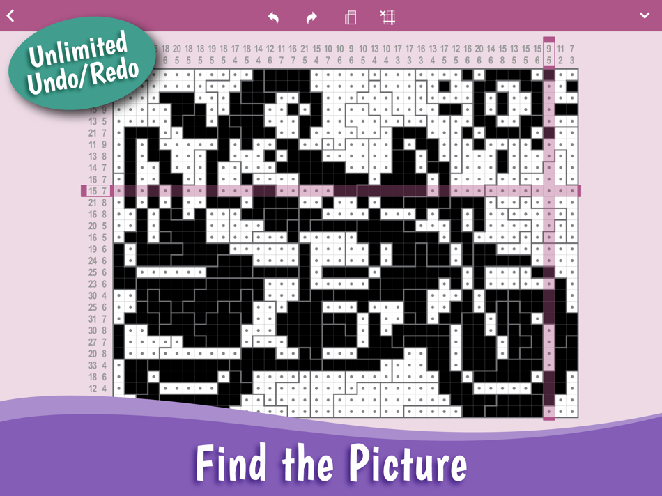 #3. Cross-a-Pix: Nonogram Crosses (iOS) 由: Conceptis Ltd.