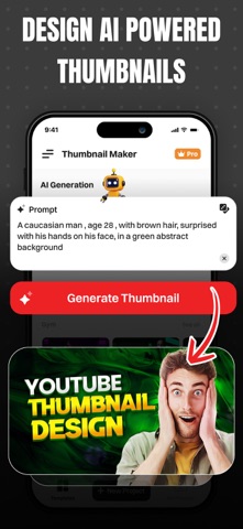 Cover Art AI - Thumbnail Maker iPhone screenshot