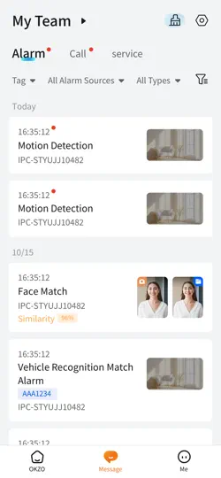 Capture d'écran de Okzo sur iPhone 2
