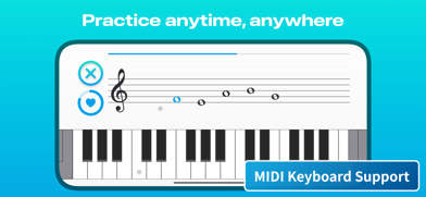 Piano Note Reading Trainer EDU Screenshot 1 of 10