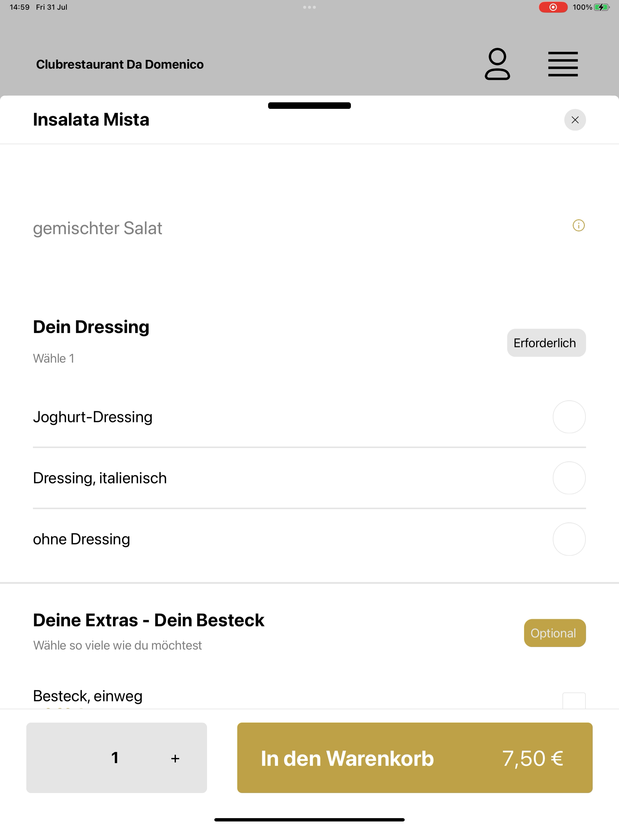 Clubrestaurant Da Domenico screenshot 16