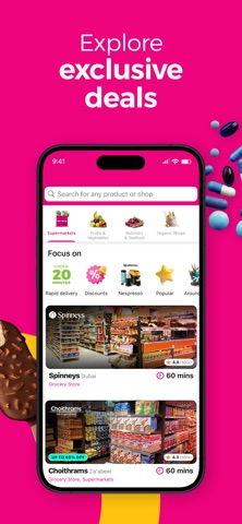 instashop: Groceries & more iPhone screenshot