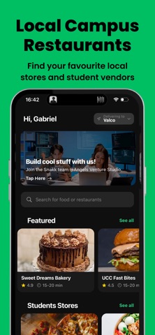 Snakk: Food Delivery screenshot