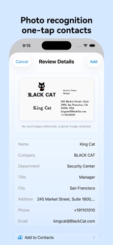 CardMaster - Card Scan & OCR Screenshot 1 of 6