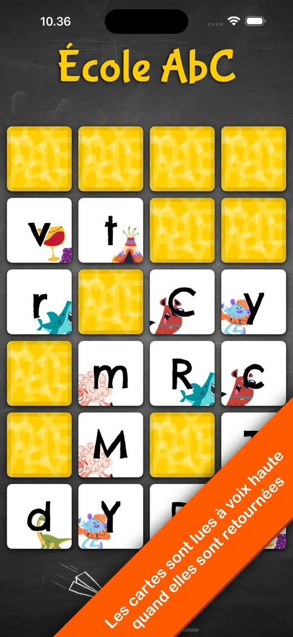 Screenshot #2 pour AbC École (MAJ. et min.)