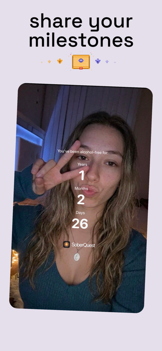 SoberQuest - Sobriety Tracker Screenshot 3 of 7